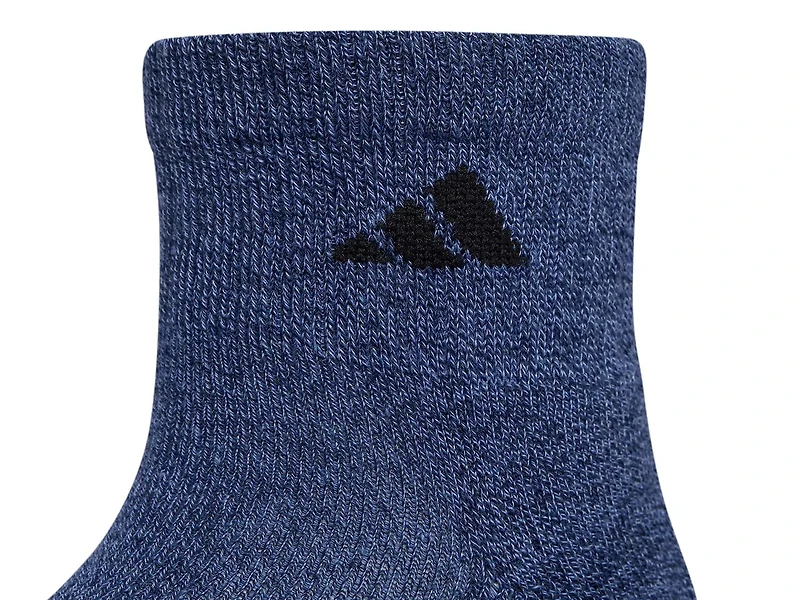 Athletic Cushioned Men's Quarter Ankle Socks - 6 Pack