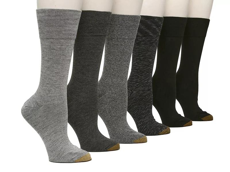 Cambridge Men's Crew Socks - 6 Pack