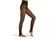 Faux Translucent Fleece Lined Tights
