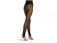 Faux Translucent Fleece Lined Tights