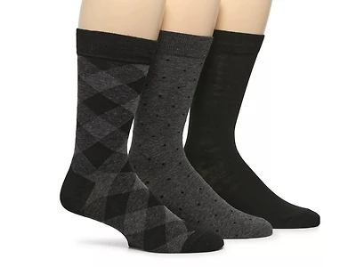 Patterned Crew Socks