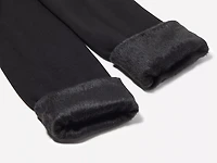 Faux Fur-Lined Kids' Leggings