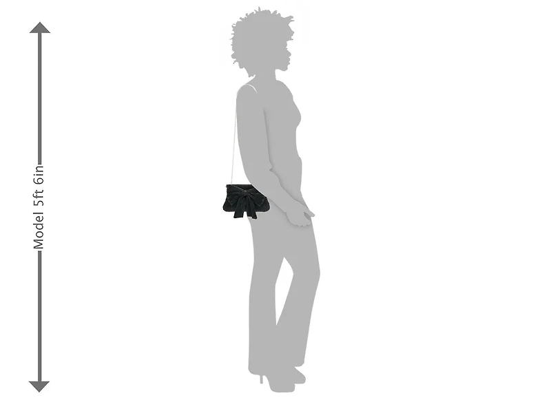 Pleated Bow Clutch