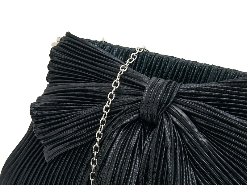 Pleated Bow Clutch