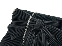 Pleated Bow Clutch