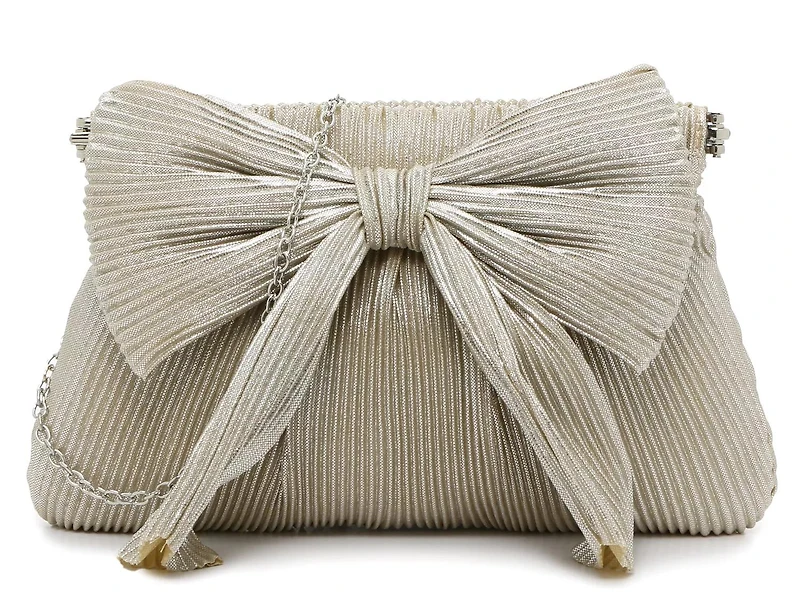 Pleated Bow Clutch