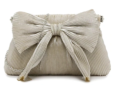Pleated Bow Clutch