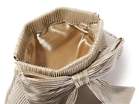 Pleated Bow Clutch