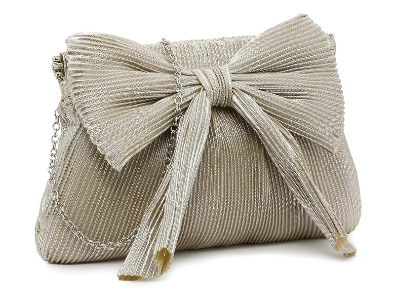 Pleated Bow Clutch