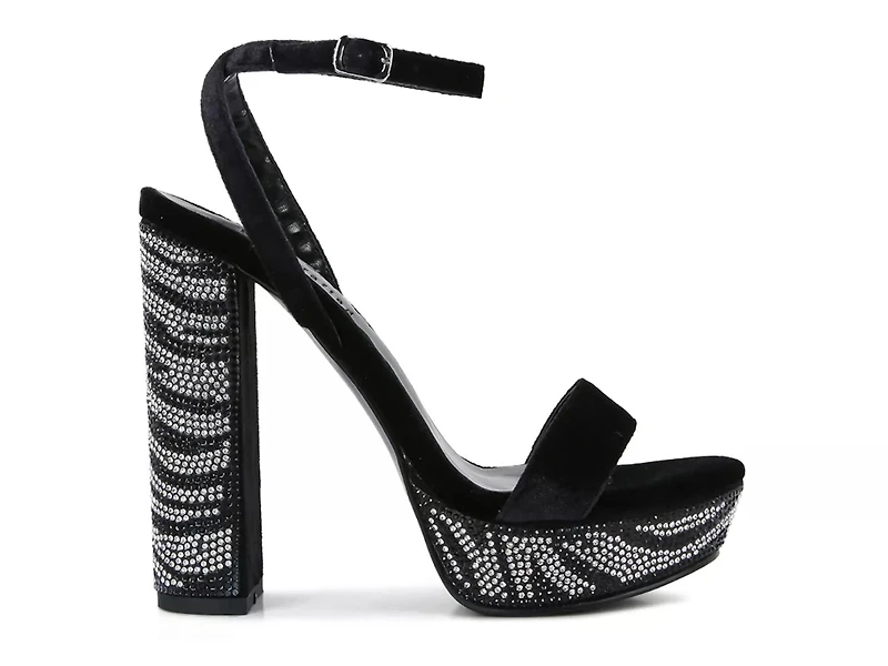 Zircon Platform Sandal