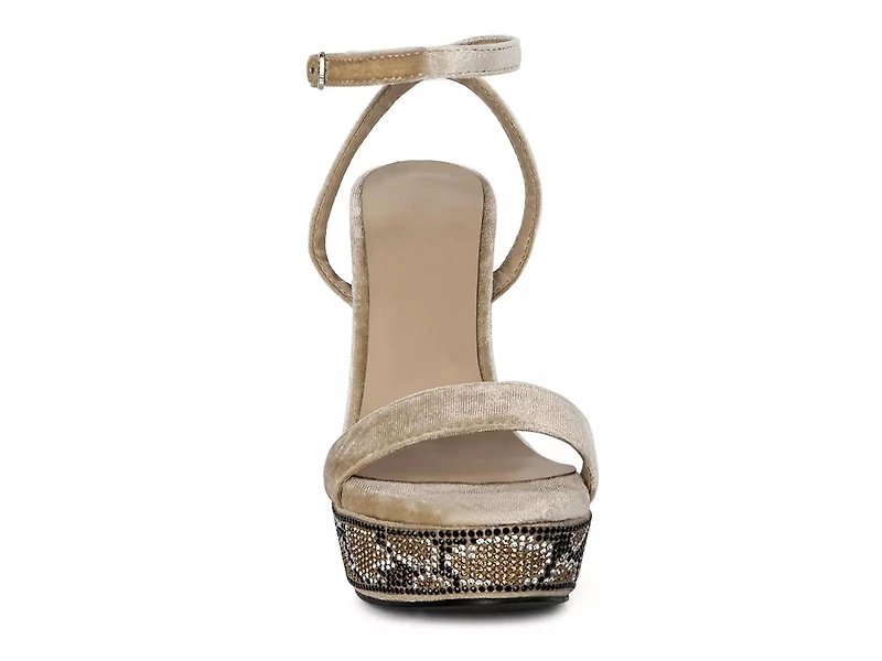 Zircon Platform Sandal
