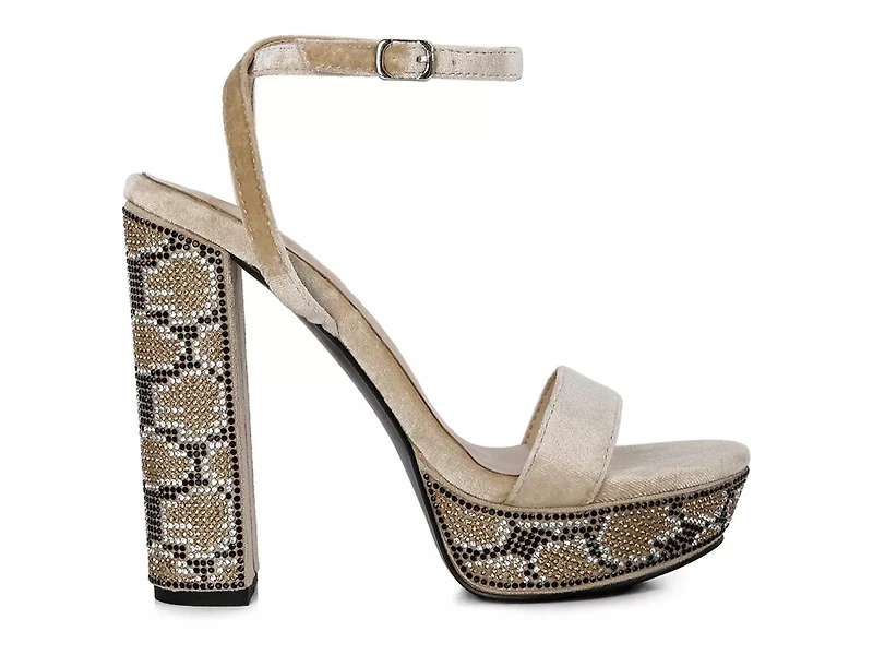 Zircon Platform Sandal