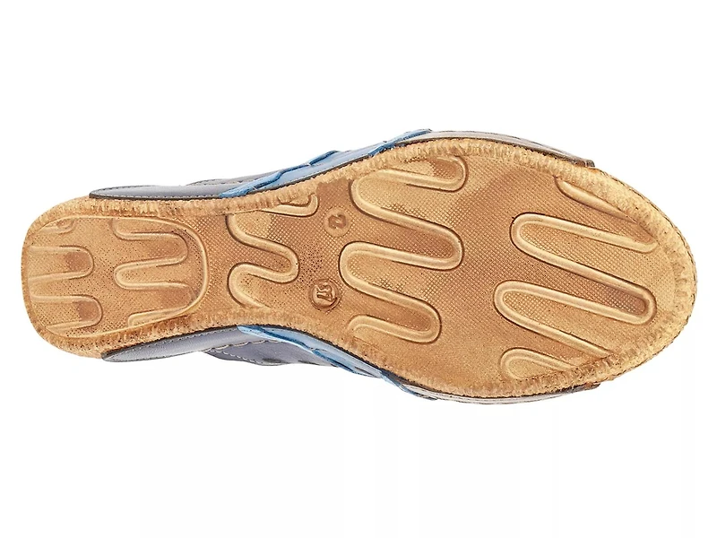 Footy Wedge Sandal