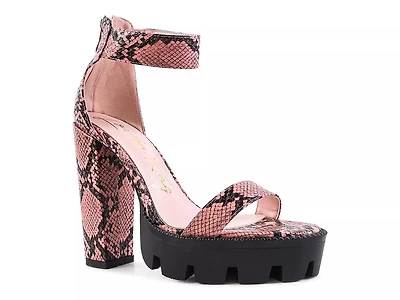 Rattle Platform Sandal