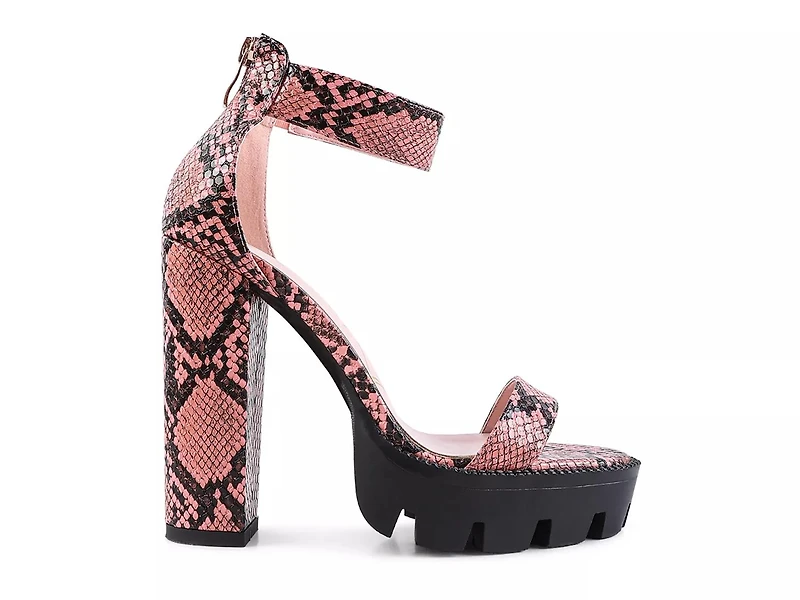 Rattle Platform Sandal