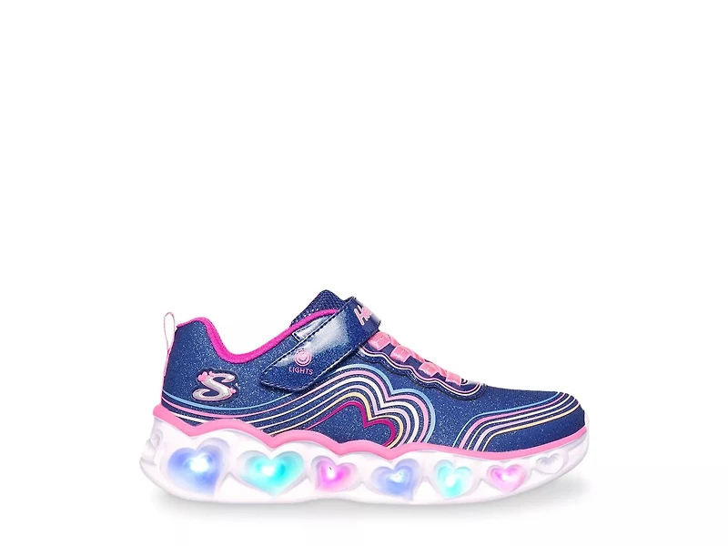 Heart Lights Retro Hearts Slip-On Sneaker