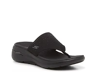 GO WALK Arch Fit Glam Wedge Sandal