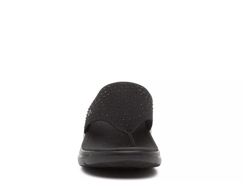 GO WALK Arch Fit Glam Wedge Sandal