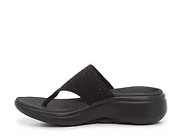 GO WALK Arch Fit Glam Wedge Sandal