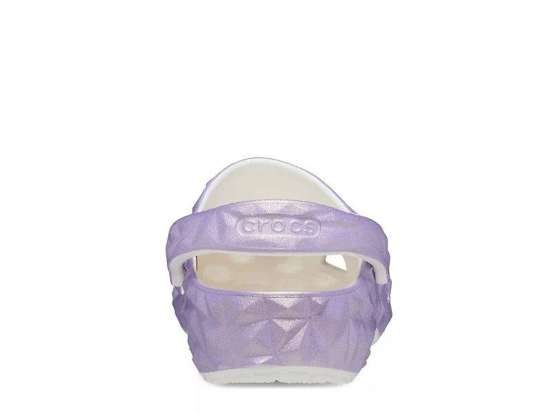 Classic Iridescent Geometric Clog - Women's