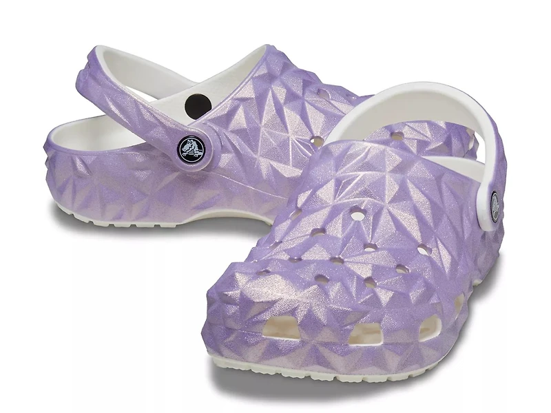 Classic Iridescent Geometric Clog - Women's