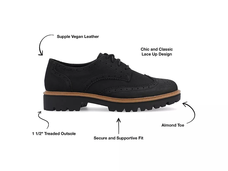Claudiya Wingtip Oxford