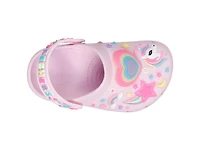 Foamies Heart Charmer Girly Land Light-Up Clog  - Kids'