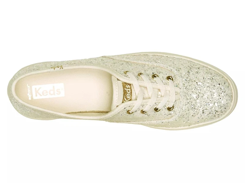Glitter Platform Sneaker - Women's