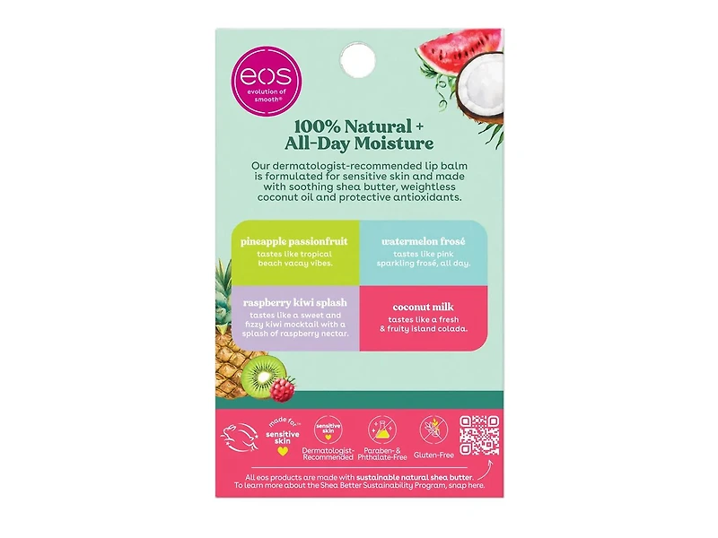 Tropical Lip Balm Set - 4 Pack
