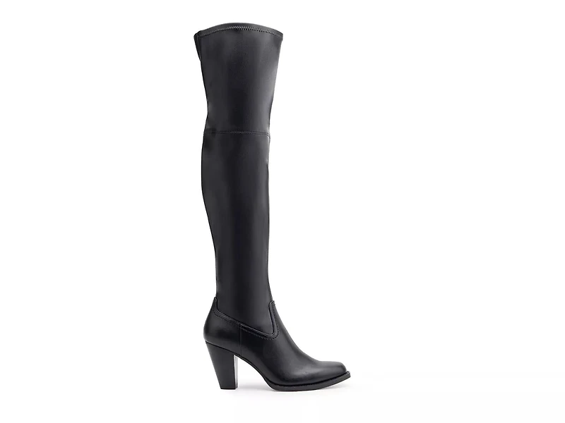 Lewes Over-The-Knee Wide Calf Boot