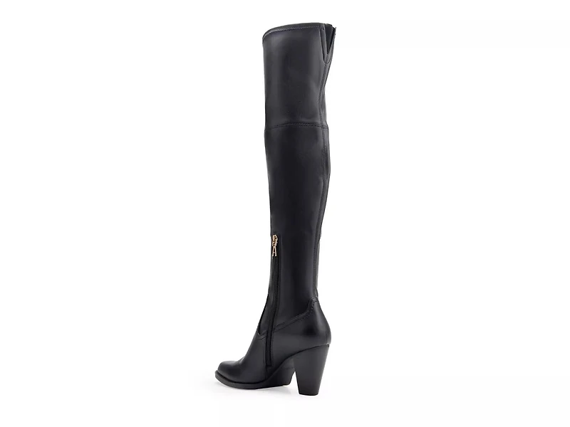 Lewes Over-The-Knee Wide Calf Boot