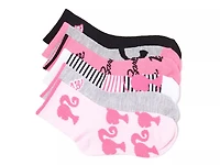 Barbie Kids' Crew Socks - 6 Pack