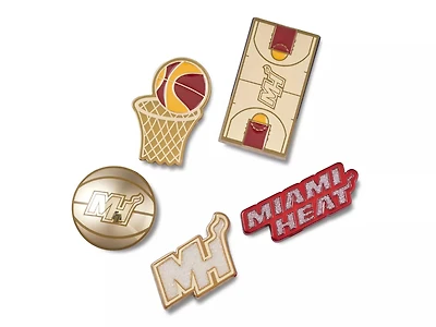 NBA Miami Heat Jibbitz Set - 5 Pack
