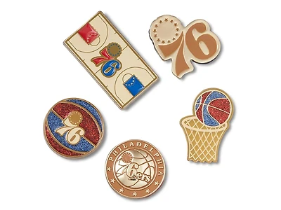 NBA Philadelphia 76ers Jibbitz Set - 5 Pack