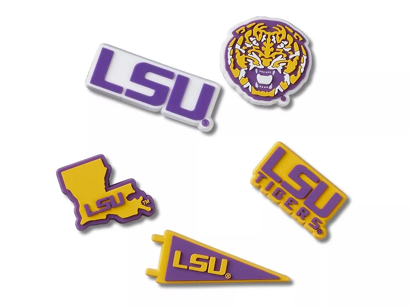 Louisiana State University Jibbitz Set - 5 Pack