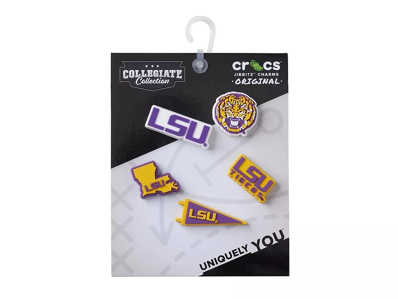 Louisiana State University Jibbitz Set - 5 Pack