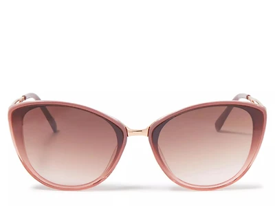 Brandy Round Cat-Eye Sunglasses