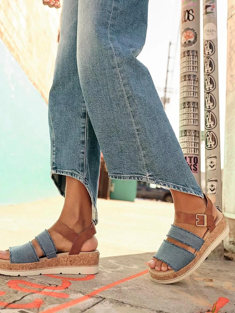 Once Twice Wedge Sandal