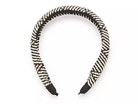 Black & Raffia Headband