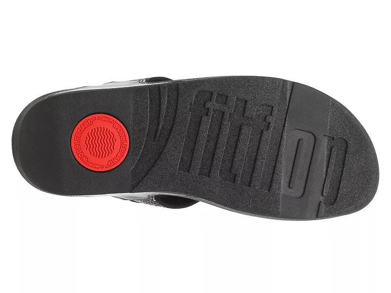 Lulu Sequin Wedge Sandal