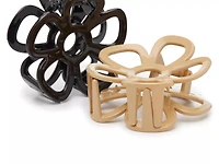 Flower Hair Clips - 2 Pack