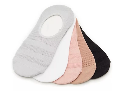 Microfiber Mesh No Show Liners - 5 Pack