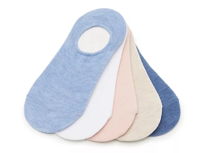 Denim No Show Liners - 5 Pack
