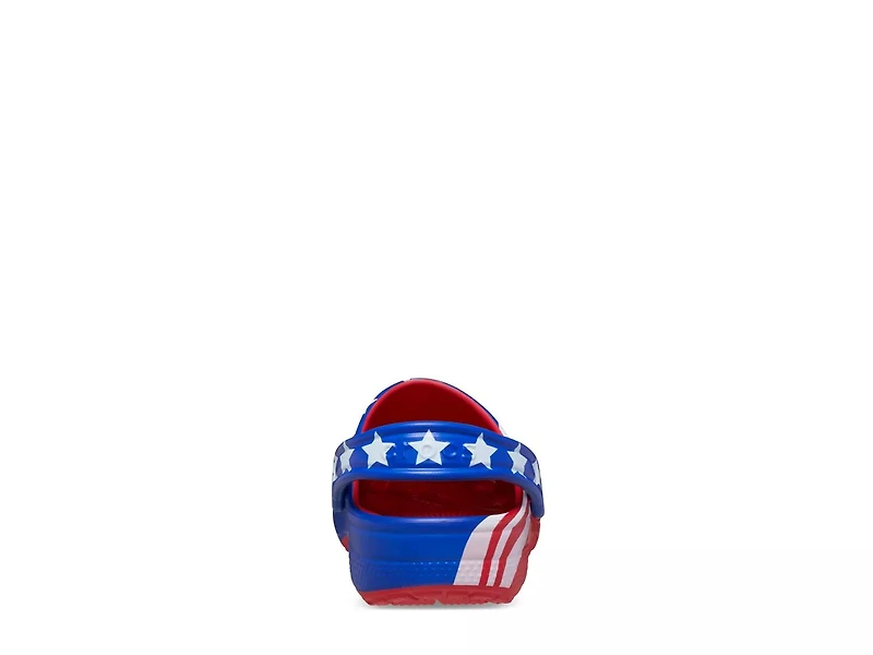 American Flag Clog - Kids'