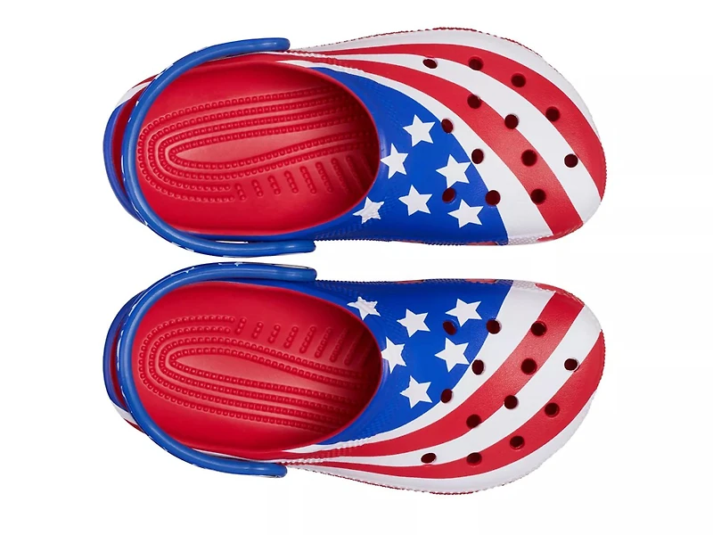 American Flag Clog - Kids'