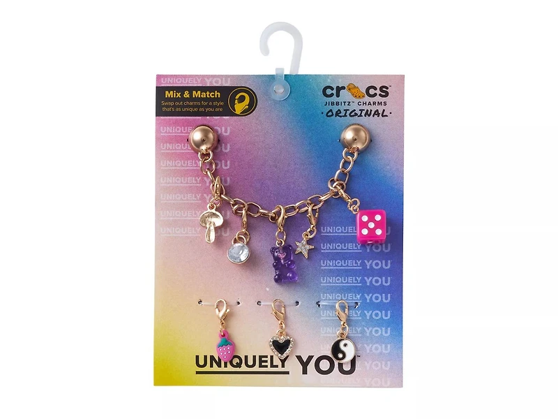 Custom Charm Chain Jibbitz Set - 5 Pack