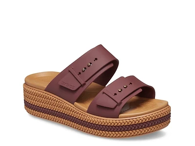 Brooklyn Woven Low Wedge Sandal