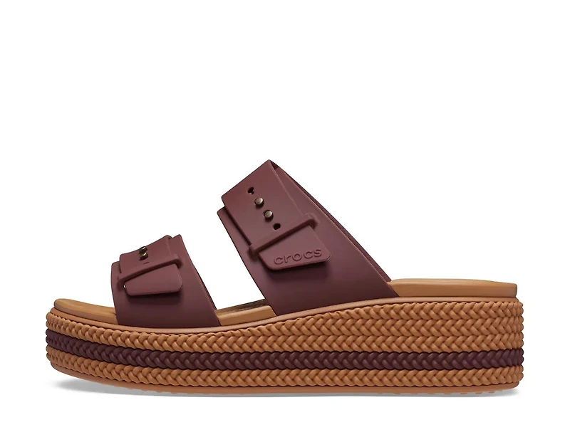 Brooklyn Woven Low Wedge Sandal