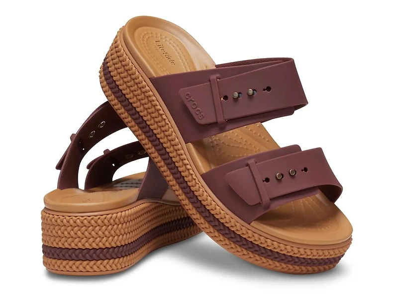 Brooklyn Woven Low Wedge Sandal