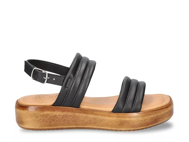 Ode Italy Puffy Wedge Sandal